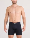 SAXX Boxershorts Multisport Mesh Boxer Brief Fly Logo schwarz Herren - 1 Stück